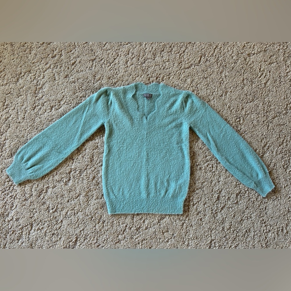 Cupcake Clothing LTD Francesca’s V-Neck Sweater, XS.  61% Polyamide 39%Acryclic